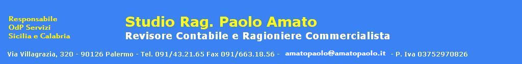 Studio Rag. Paolo Amato